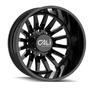 Cali Off-Road – SUMMIT DUALLY – Black – 20″x8.25″ -192mm – All weather Wheels – 9110D-2879GBR192